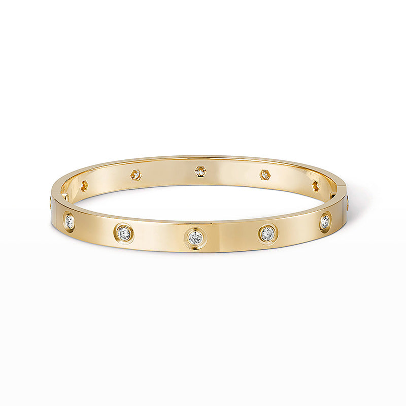 [Ornora Jewelry]LOVE BRACELET 6.1MM 10 DIAMONDS