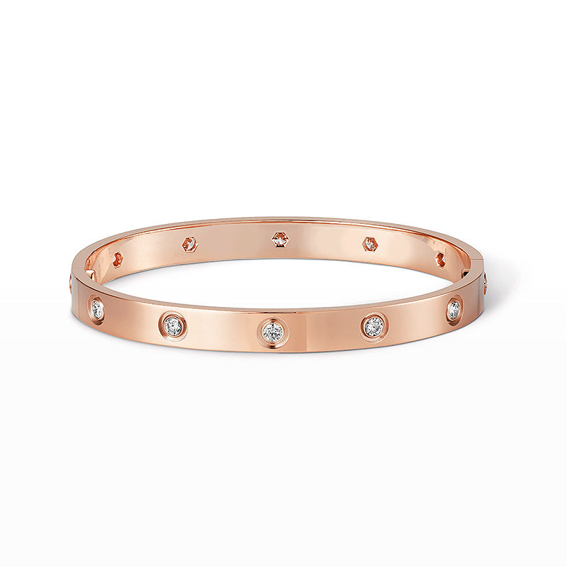 [Ornora Jewelry]LOVE BRACELET 6.1MM 10 DIAMONDS