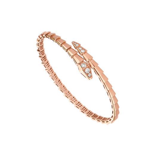 [Ornora Jewelry]SERPENTI BRACELET DIAMONDS PINK GOLD