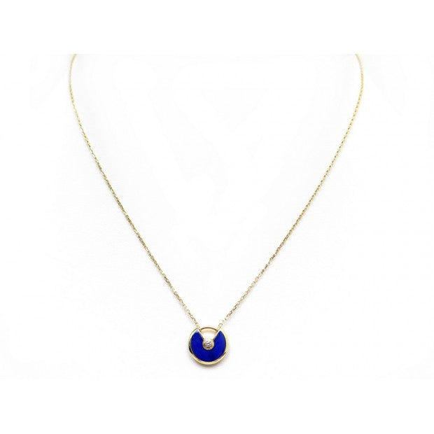 [Ornora Jewelry]AMULETTE ROSE GOLD AGATE NECKLACE