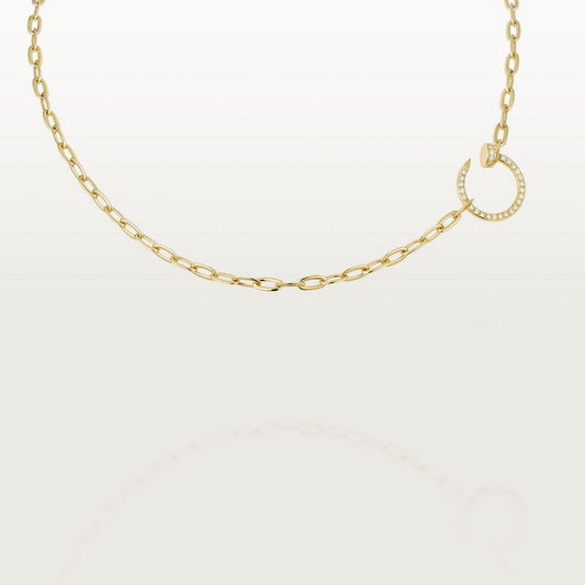 [Ornora Jewelry]JUSTE NECKLACE FULL DIAMONDS