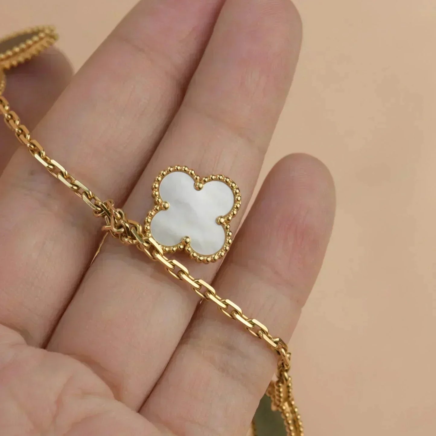 [Ornora Jewelry]LUCKY SPRING 5 MOTIF GOLD BRACELET