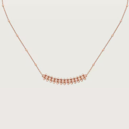 [Ornora Jewelry]CLASH  SMALL FULL DIAMOND NECKLACE