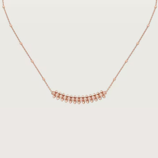 [Ornora Jewelry]CLASH  SMALL FULL DIAMOND NECKLACE