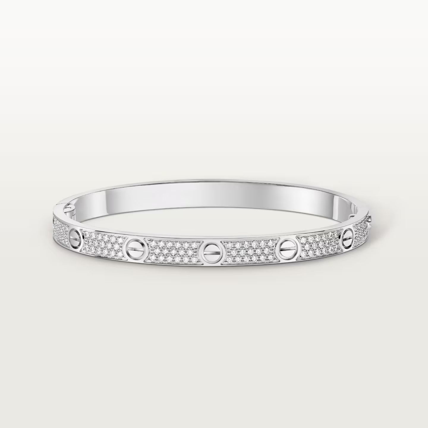 [Ornora Jewelry]LOVE BRACELET 4.8MM DIAMOND-PAVED
