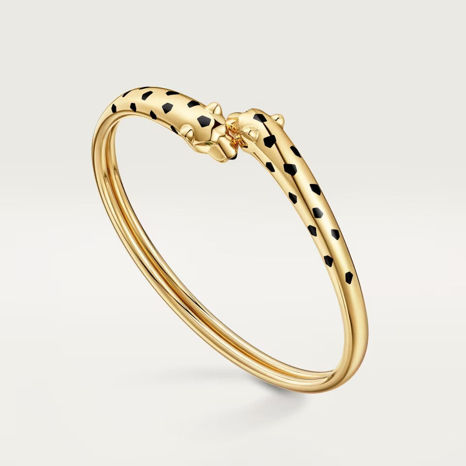 [Ornora Jewelry]PANTHERE DOUBLE HEADED OPEN BRACELET
