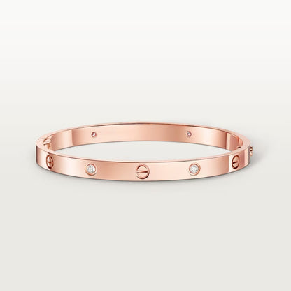 [Ornora Jewelry]LOVE BRACELET 4.8MM 4 DIAMONDS