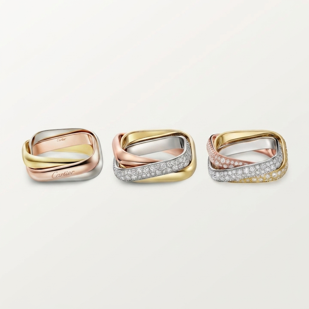 [Ornora Jewelry]TRINITY 3.5MM CUSHION RING COLLECTION