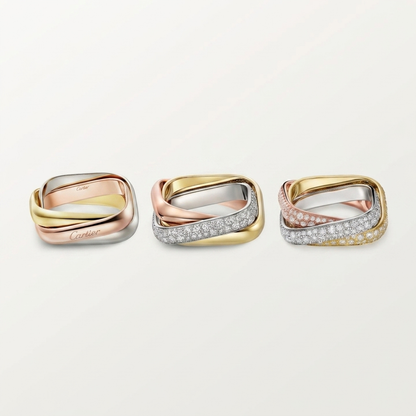 [Ornora Jewelry]TRINITY 3.5MM CUSHION RING COLLECTION