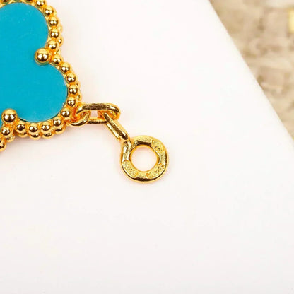 [Ornora Jewelry] CLOVER 5 MOTIF TURQUOISE BRACELET COLLECTION
