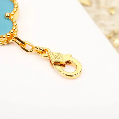 [Ornora Jewelry] CLOVER 5 MOTIF TURQUOISE BRACELET COLLECTION