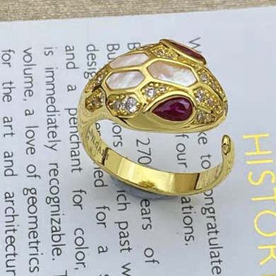 [Ornora Jewelry]BRAND NEW ASSORTED SNAKE HEAD MOTHER OF PEARL RINGS