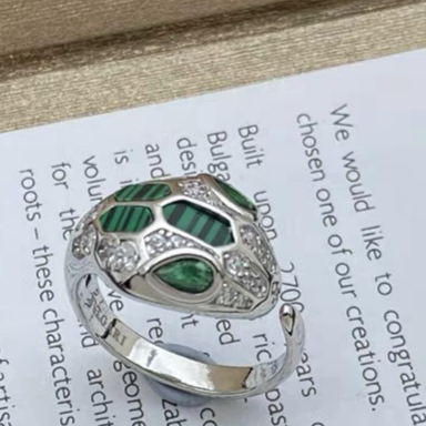 [Ornora Jewelry]BRAND NEW ASSORTED SNAKE HEAD MALACHITE RINGS