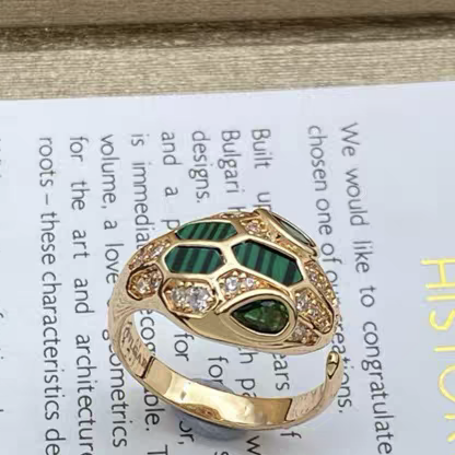[Ornora Jewelry]BRAND NEW ASSORTED SNAKE HEAD MALACHITE RINGS
