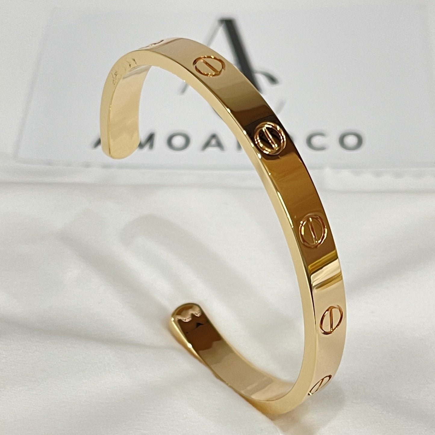 [Ornora Jewelry]LOVE BRACELET 6.1MM OPEN CUFF