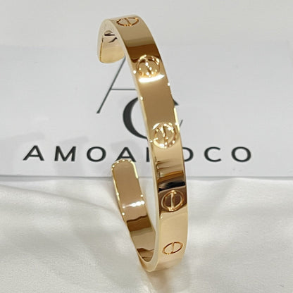 [Ornora Jewelry]LOVE BRACELET 6.1MM OPEN CUFF