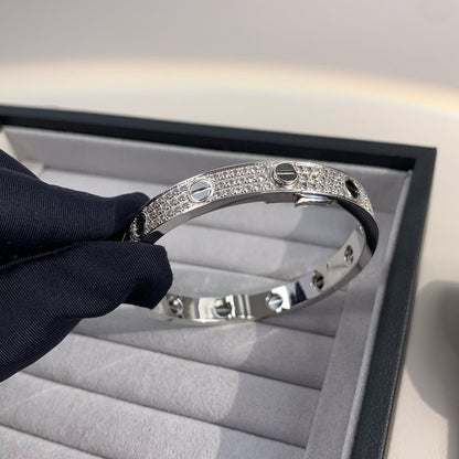 [Ornora Jewelry]LOVE BRACELET 6.1MM DIAMOND-PAVED CERAMIC