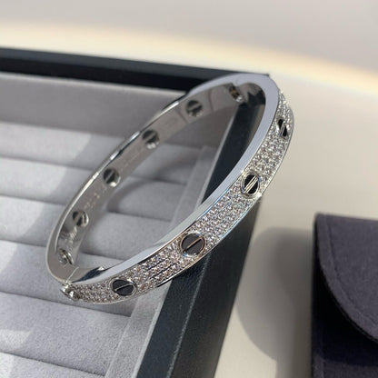 [Ornora Jewelry]LOVE BRACELET 6.1MM DIAMOND-PAVED CERAMIC