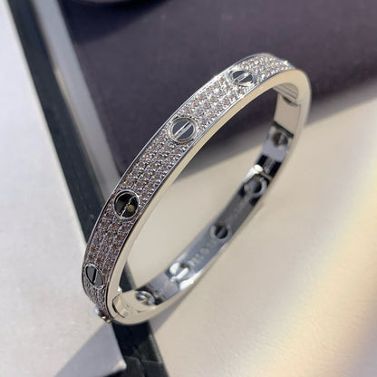[Ornora Jewelry]LOVE BRACELET 6.1MM DIAMOND-PAVED CERAMIC