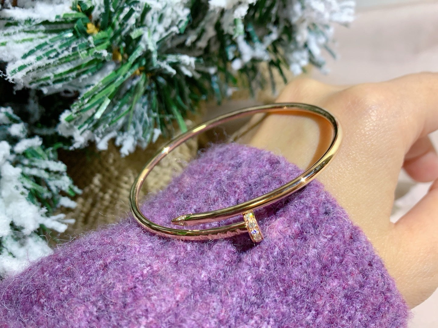 [Ornora Jewelry]JUSTE BRACELET 2.5MM DIAMONDS