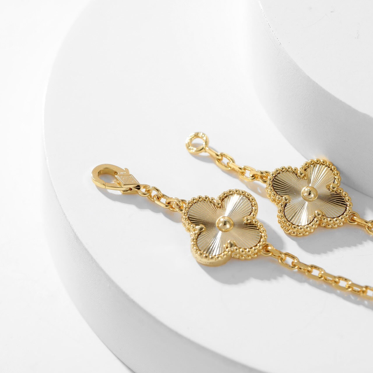 [Ornora Jewelry]CLOVER 10 MOTIFS LASER NECKLACE