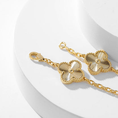 [Ornora Jewelry]CLOVER 10 MOTIFS LASER NECKLACE