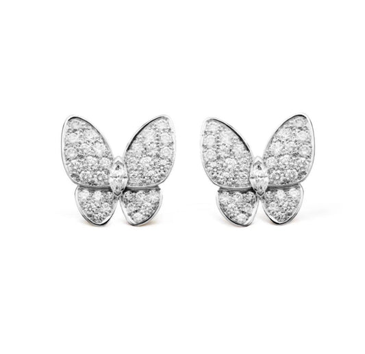 [Ornora Jewelry]BUTTERFLY ALL DIAMOND EARRINGS
