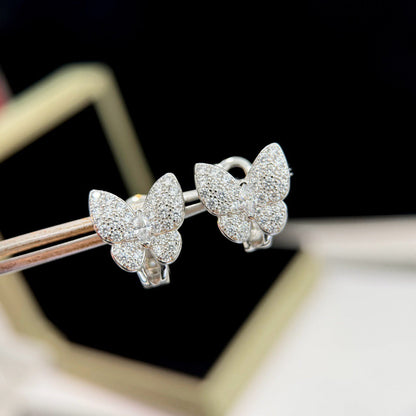 [Ornora Jewelry]BUTTERFLY ALL DIAMOND EARRINGS