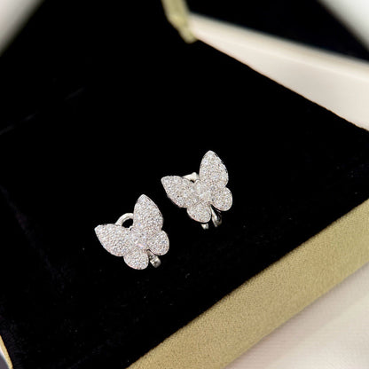 [Ornora Jewelry]BUTTERFLY ALL DIAMOND EARRINGS