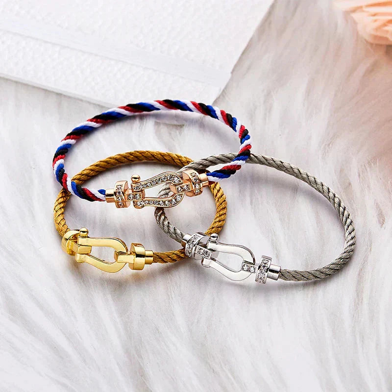 [Ornora Jewelry]FORCE LARGE HORSESHOE NO DIAMOND BRACELET GOLD