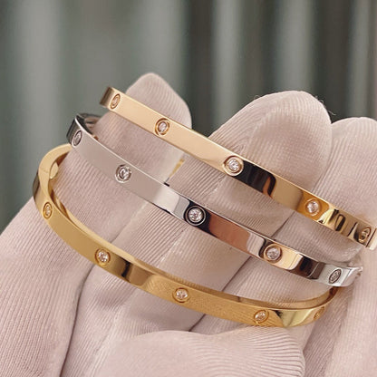 [Ornora Jewelry]LOVE BRACELET 3.65MM 10 DIAMONDS