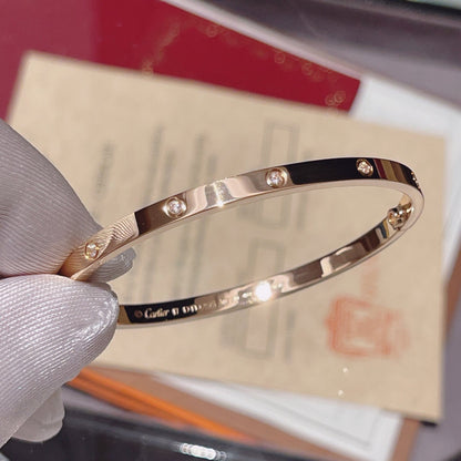 [Ornora Jewelry]LOVE BRACELET 3.65MM 10 DIAMONDS