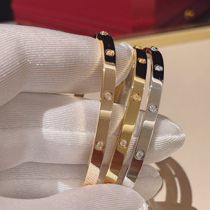 [Ornora Jewelry]LOVE BRACELET 3.65MM 10 DIAMONDS