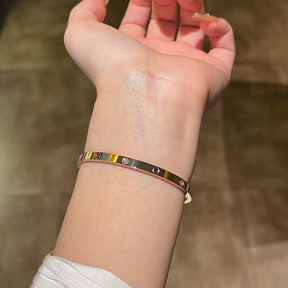 [Ornora Jewelry]LOVE BRACELET 3.65MM 6 DIAMONDS