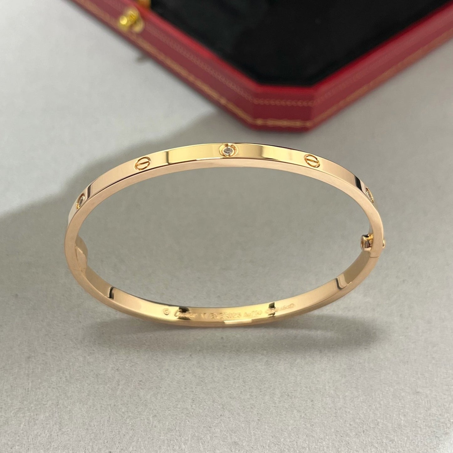 [Ornora Jewelry]LOVE BRACELET 3.65MM 6 DIAMONDS
