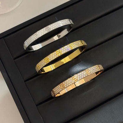 [Ornora Jewelry]LOVE BRACELET 6.1MM DIAMOND-PAVED