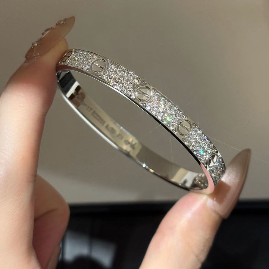 [Ornora Jewelry]LOVE BRACELET 6.1MM DIAMOND-PAVED