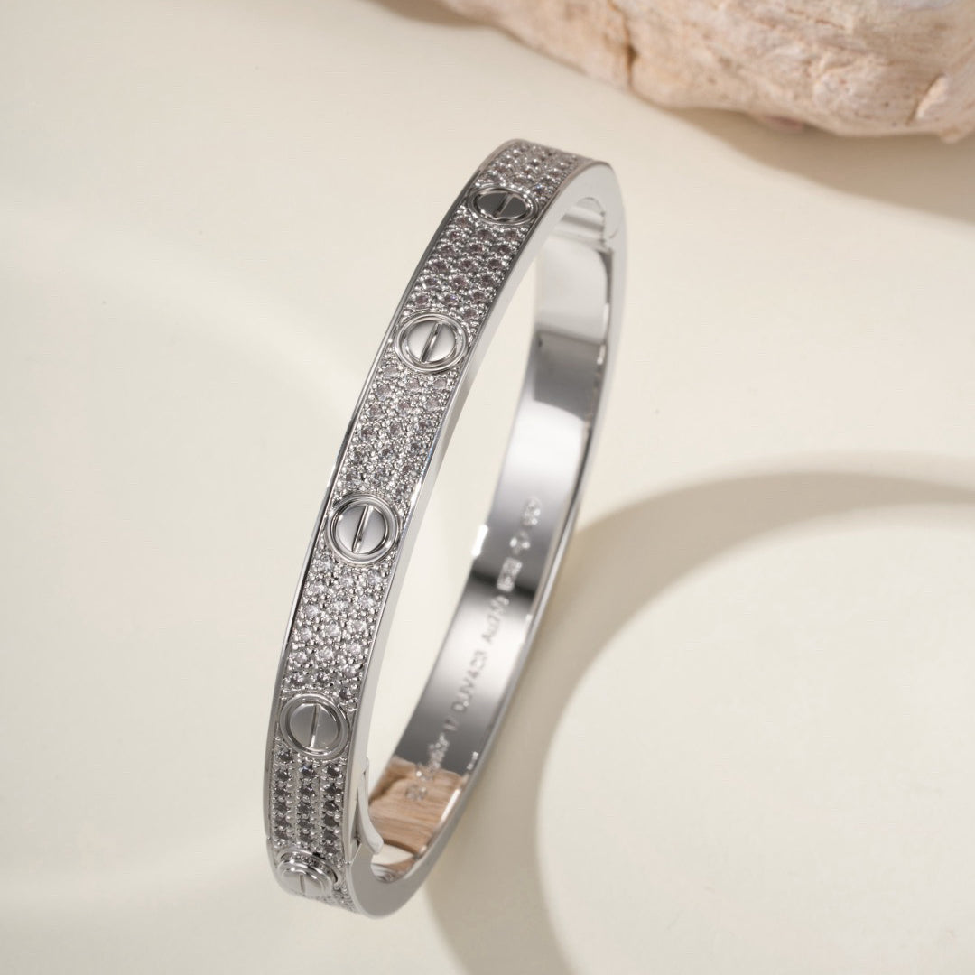 [Ornora Jewelry]LOVE BRACELET 6.1MM DIAMOND-PAVED