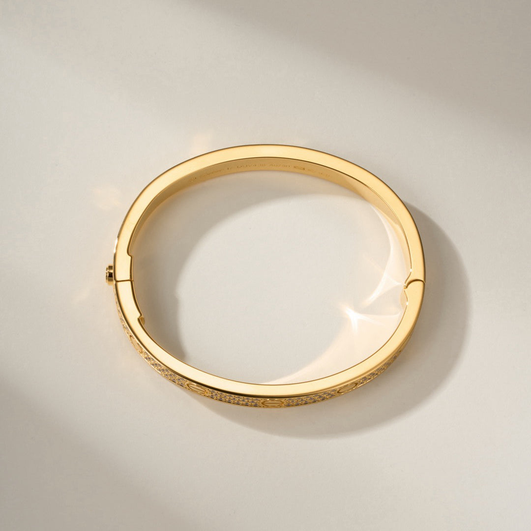 [Ornora Jewelry]LOVE BRACELET 6.1MM DIAMOND-PAVED