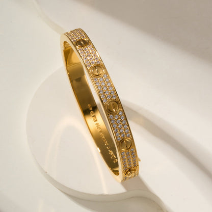 [Ornora Jewelry]LOVE BRACELET 6.1MM DIAMOND-PAVED