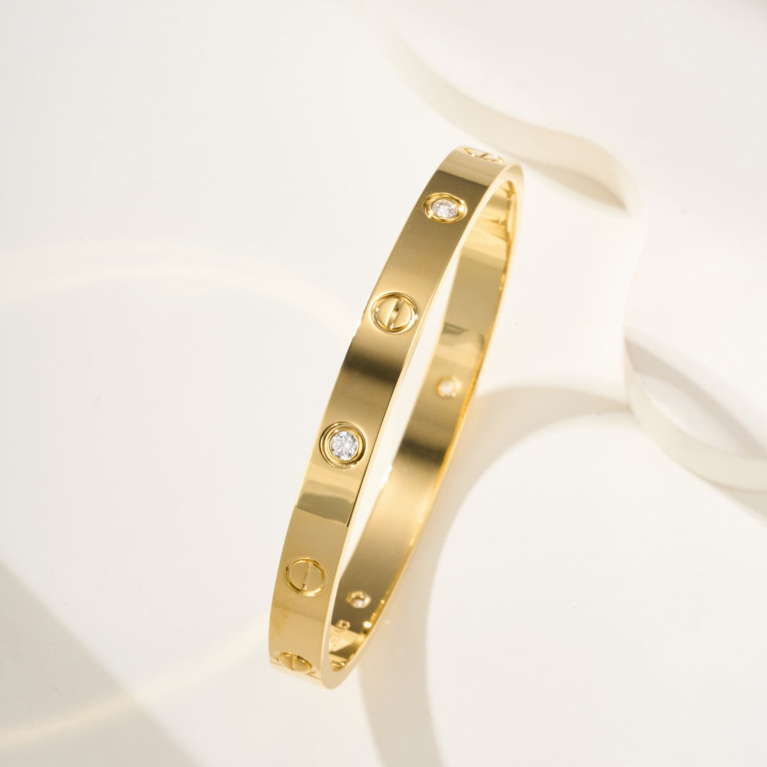 [Ornora Jewelry]LOVE BRACELET 6.1MM 4 DIAMONDS