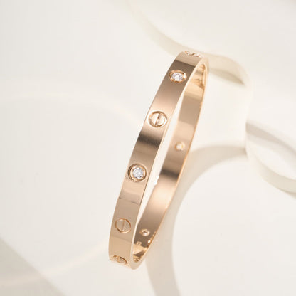 [Ornora Jewelry]LOVE BRACELET 6.1MM 4 DIAMONDS