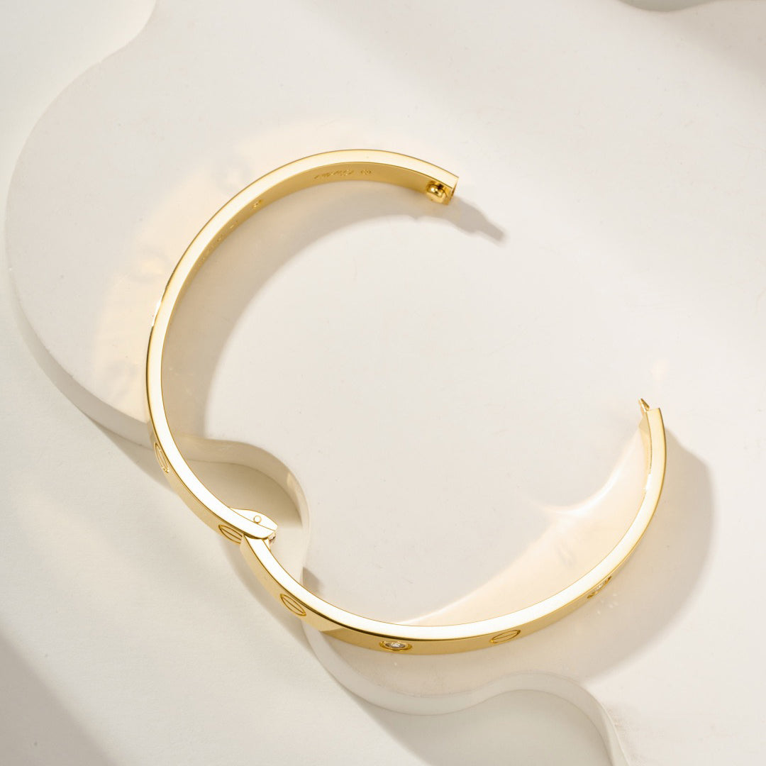 [Ornora Jewelry]LOVE BRACELET 6.1MM 4 DIAMONDS