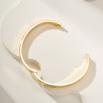 [Ornora Jewelry]LOVE BRACELET 6.1MM 4 DIAMONDS