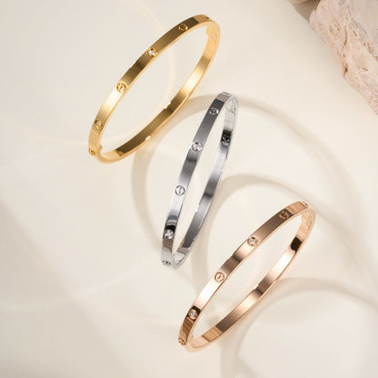 [Ornora Jewelry]LOVE BRACELET 3.65MM 6 DIAMONDS