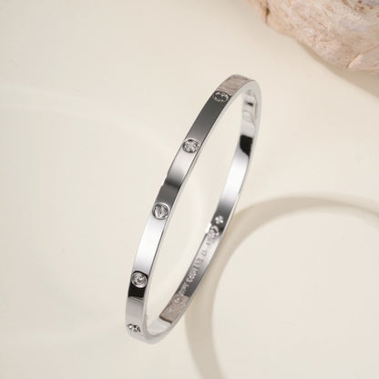 [Ornora Jewelry]LOVE BRACELET 3.65MM 6 DIAMONDS