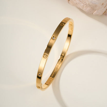 [Ornora Jewelry]LOVE BRACELET 3.65MM 6 DIAMONDS