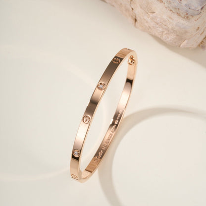 [Ornora Jewelry]LOVE BRACELET 3.65MM 6 DIAMONDS
