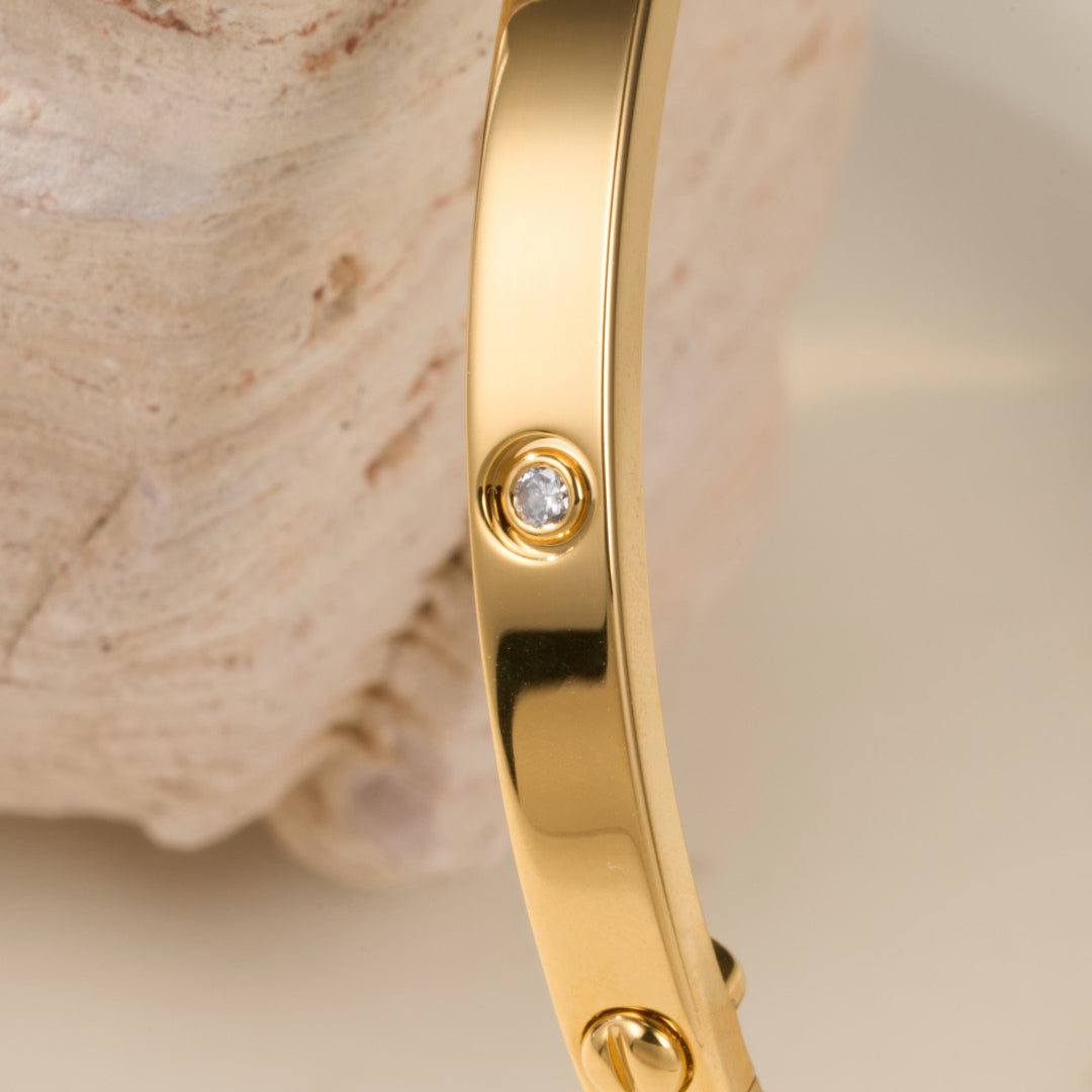 [Ornora Jewelry]LOVE BRACELET 3.65MM 6 DIAMONDS