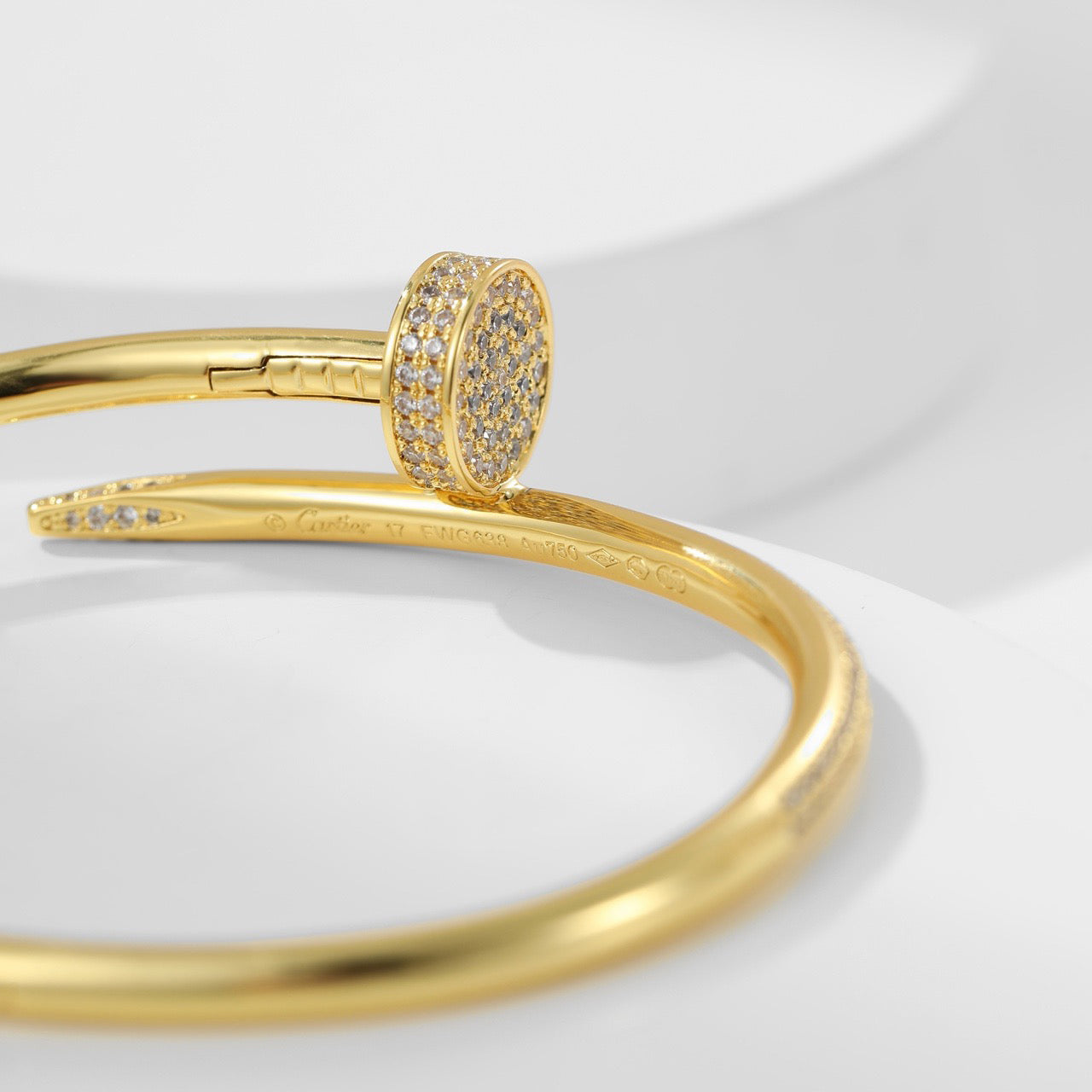 [Ornora Jewelry]JUSTE BRACELET 3.5MM ALL DIAMONDS
